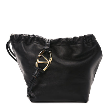 Valentino Garavani Nappa Vlogo Pouf Pouch Black 1 of 8