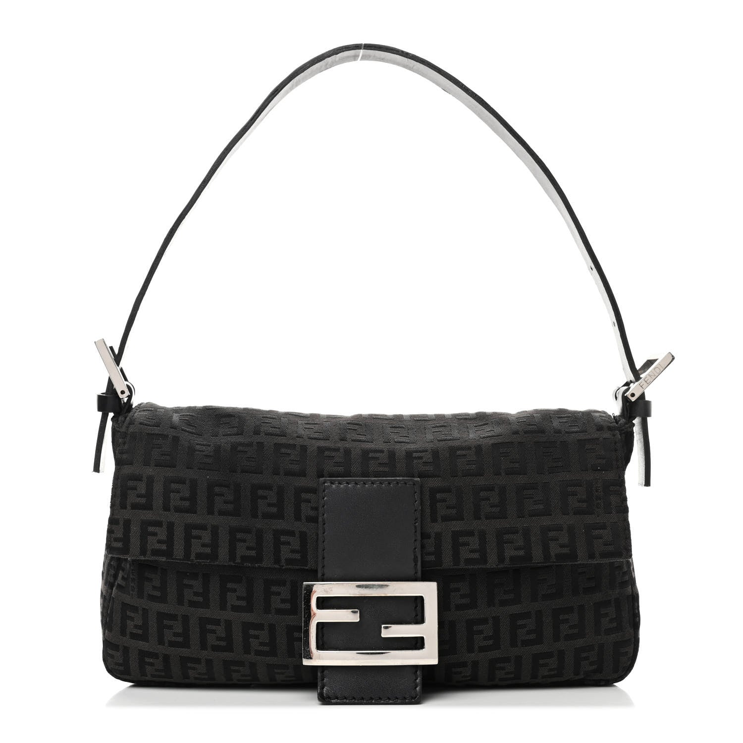Fendi Zucchino Baguette Black 1 of 4
