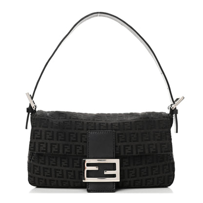 Fendi Zucchino Baguette Black 1 of 4