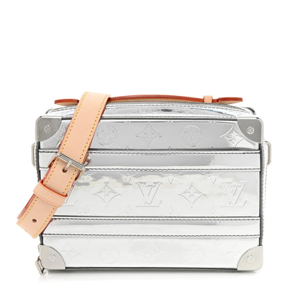 Louis Vuitton Monogram Mirror Handle Trunk Silver 1 of 8