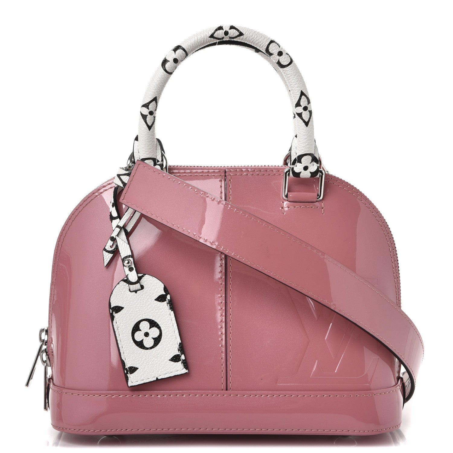 Louis Vuitton Patent Monogram Alma BB Rose Blush 1 of 8
