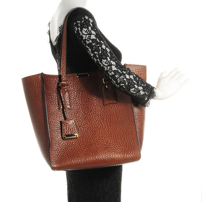 Burberry Heritage Grain Medium Woodbury Tote Brown 2 of 11