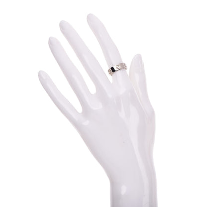 Cartier 18K White Gold 5.5mm LOVE Ring 49 4.75 2 of 4