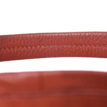 Prada Vitello Daino Shoulder Bag Arancio 8 of 17