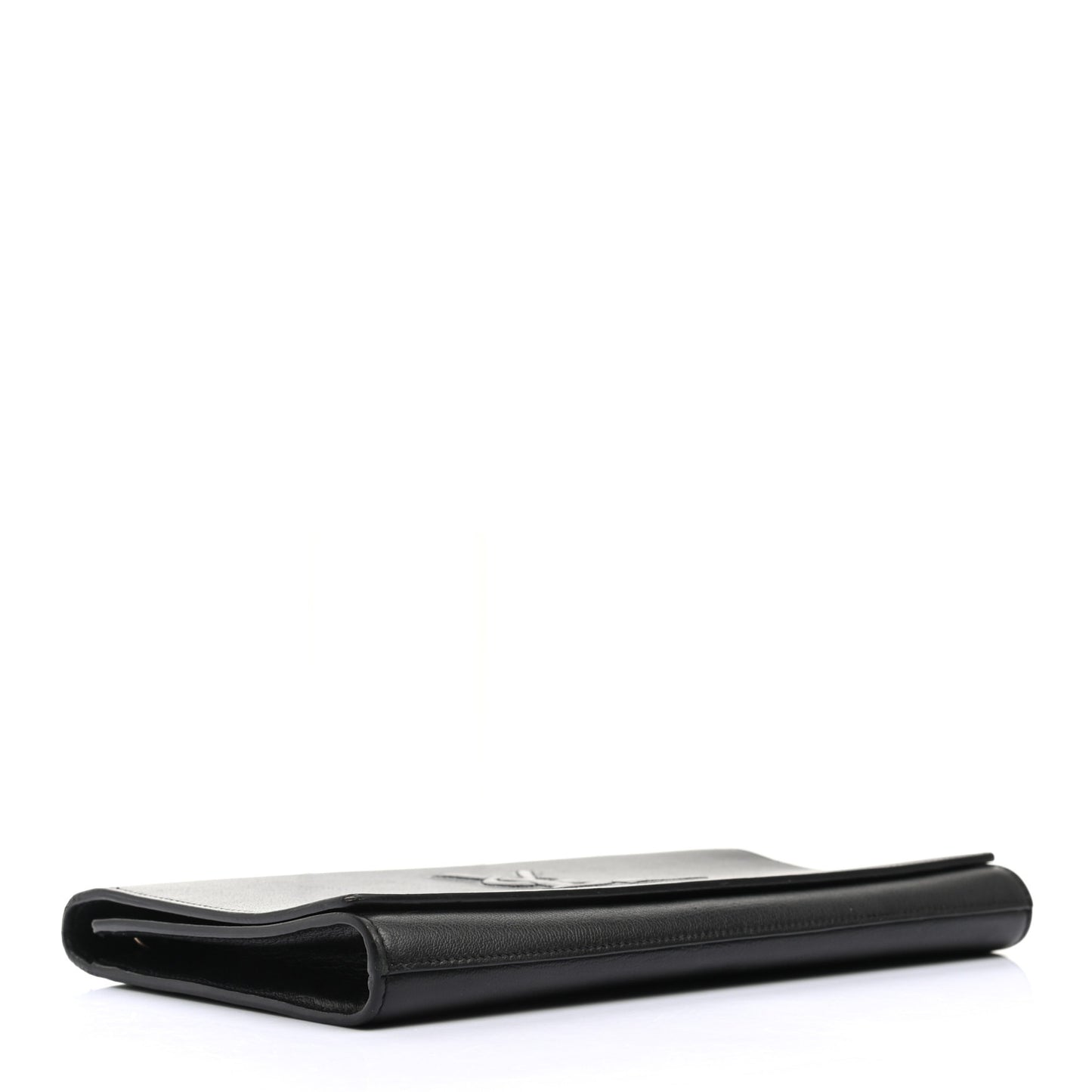 Calfskin Monogram Large Belle De Jour Clutch Black