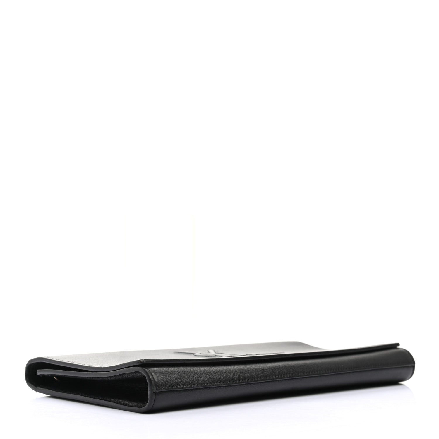 Saint Laurent Calfskin Monogram Large Belle De Jour Clutch Black 4 of 15