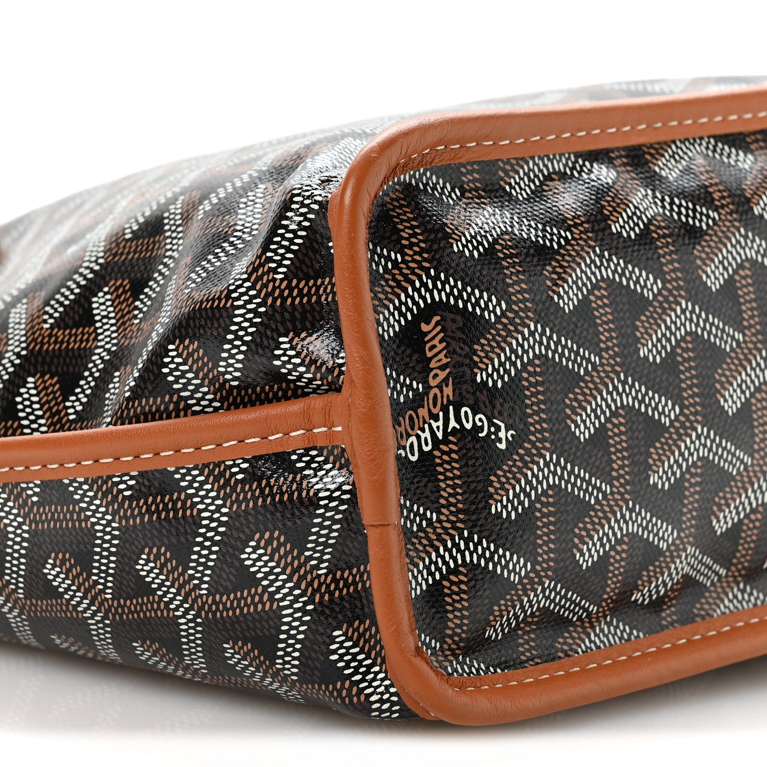 Goyard Goyardine Reversible Mini Anjou Black Gold 14 of 17