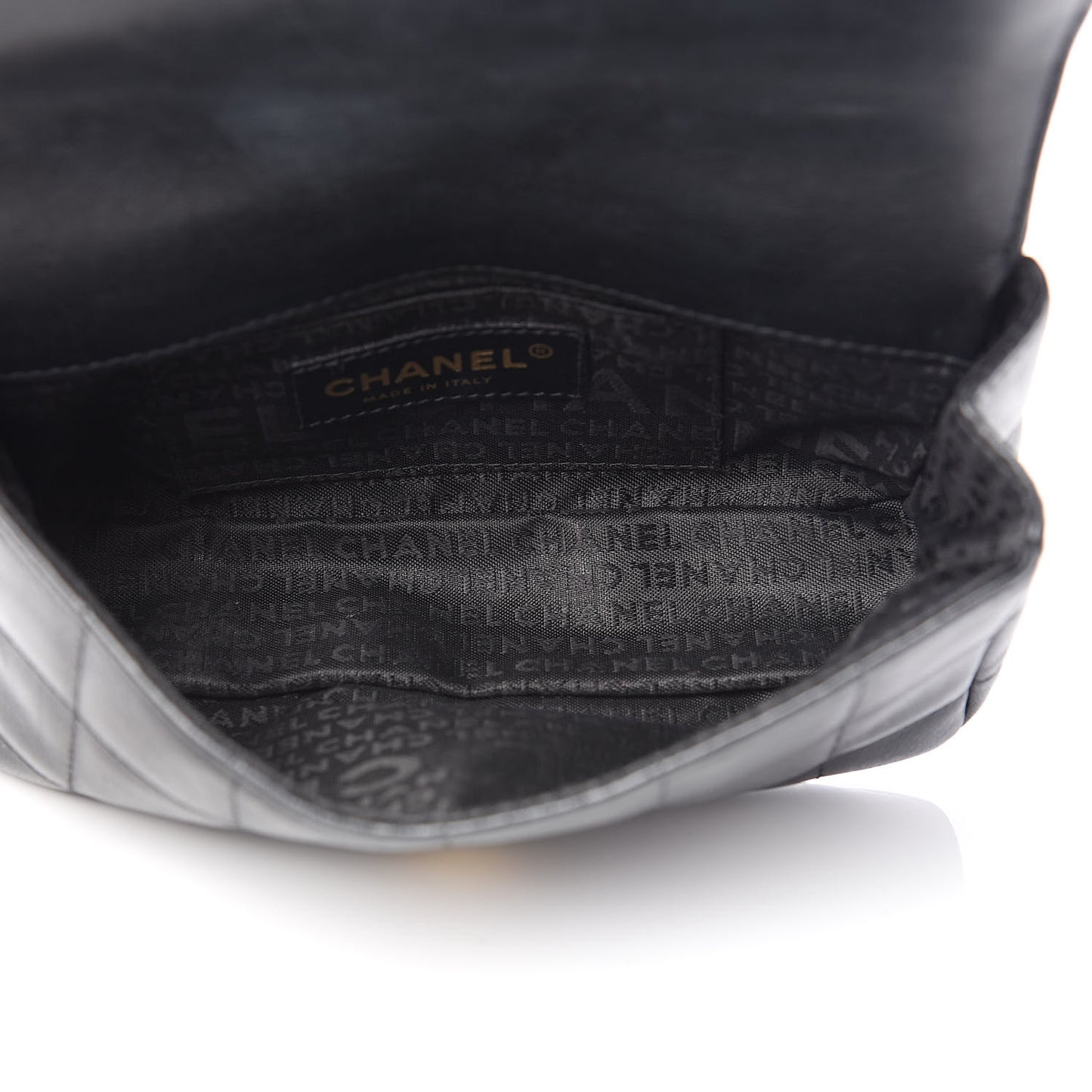 Lambskin Quilted Mini Chocolate Bar Camellia Flap Black