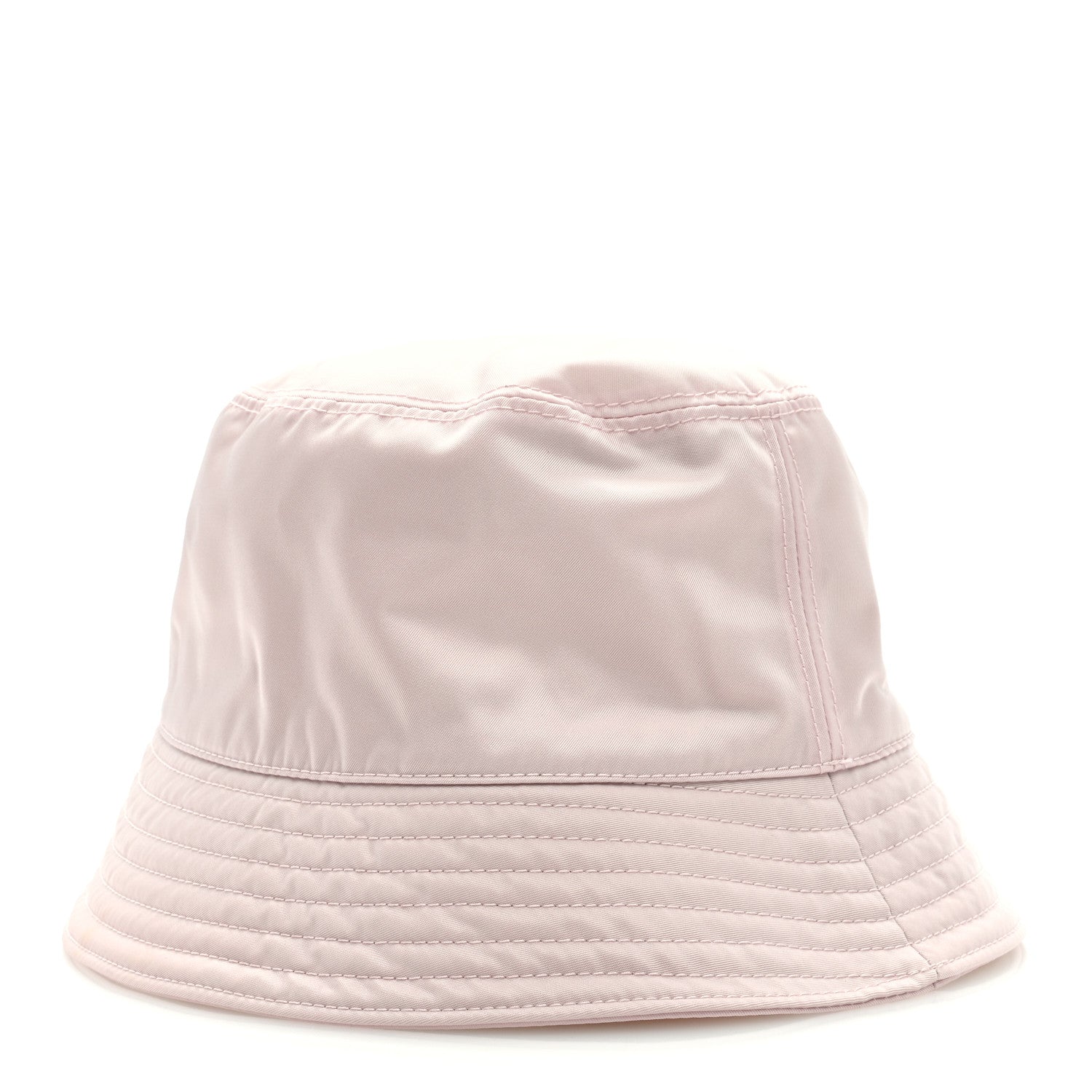 Prada Re-Nylon Metal Triangle Logo Womens Bucket Hat M Alabastro 4 of 7