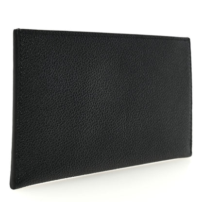 Louis Vuitton Calfskin Felicie Chain Wallet Card Holder Insert Black 3 of 6