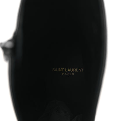 Saint Laurent Vitello Marilyn Betty 70 Ankle Zip Boots 38.5 Black 9 of 10