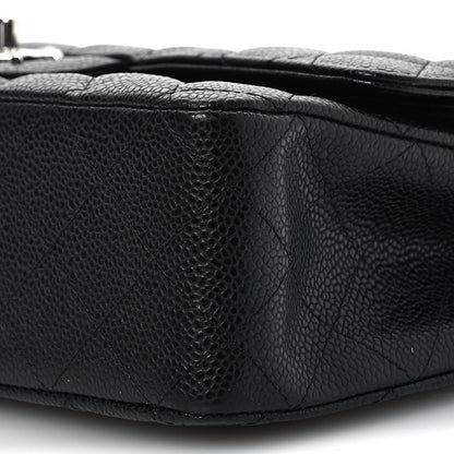 Chanel Caviar Quilted Medium Double Flap Black 10 of 12