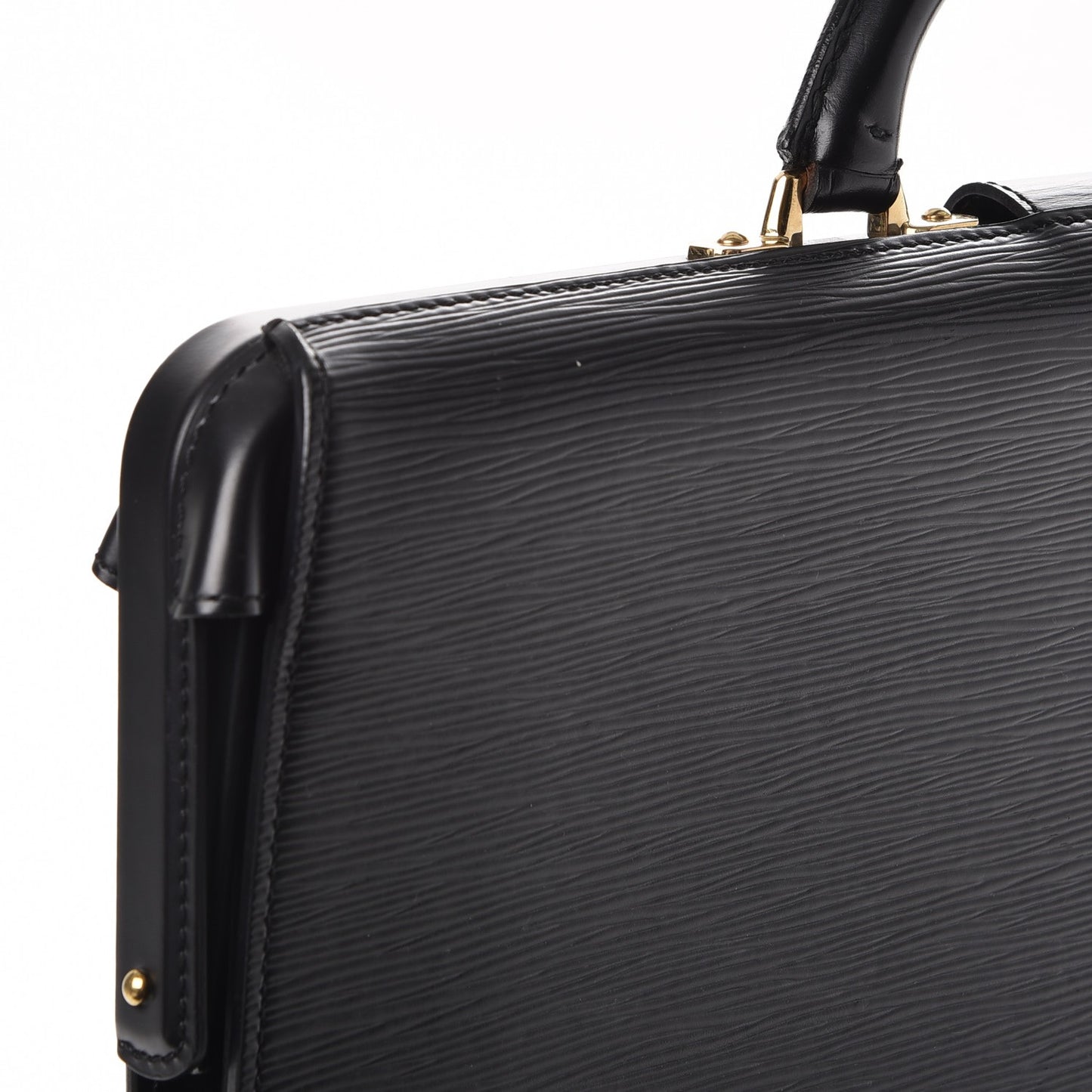 Epi Serviette Fermoir Briefcase Black
