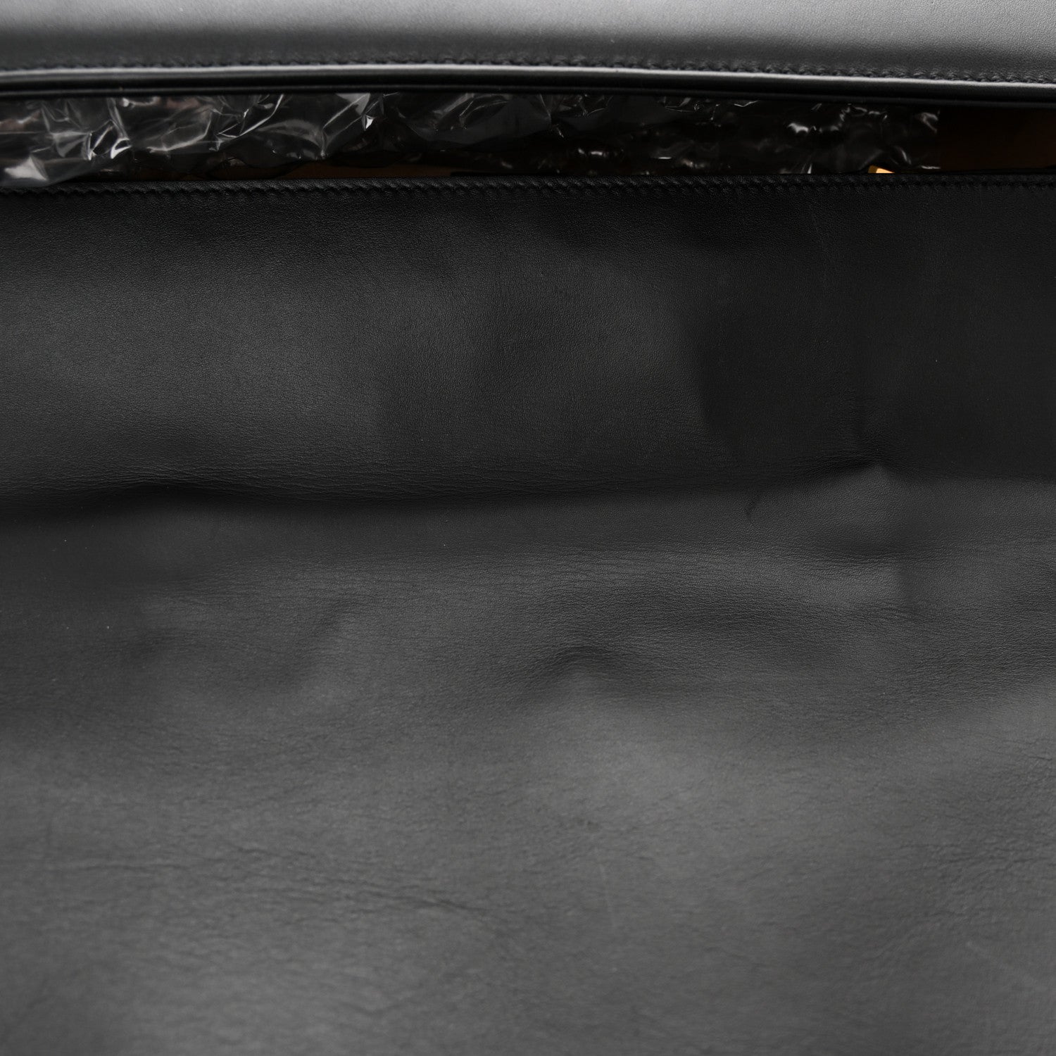 Gucci Calfskin Matelasse Maxi GG Marmont Top Handle Shoulder Bag Black 15 of 16