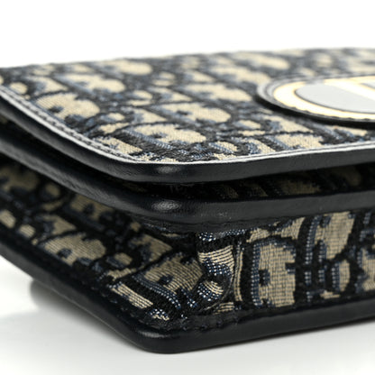 Christian Dior Oblique 30 Montaigne 2-In-1 Pouch Blue 9 of 13