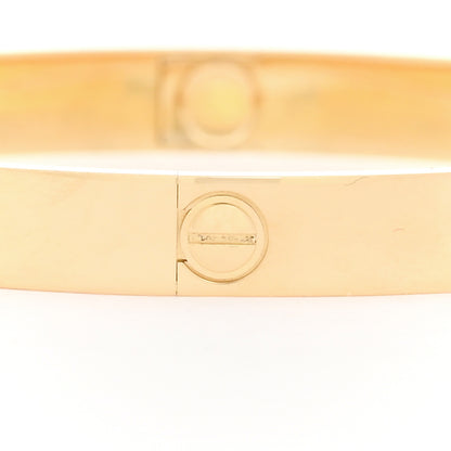 Cartier 18K Yellow Gold LOVE Bracelet 18 5 of 10