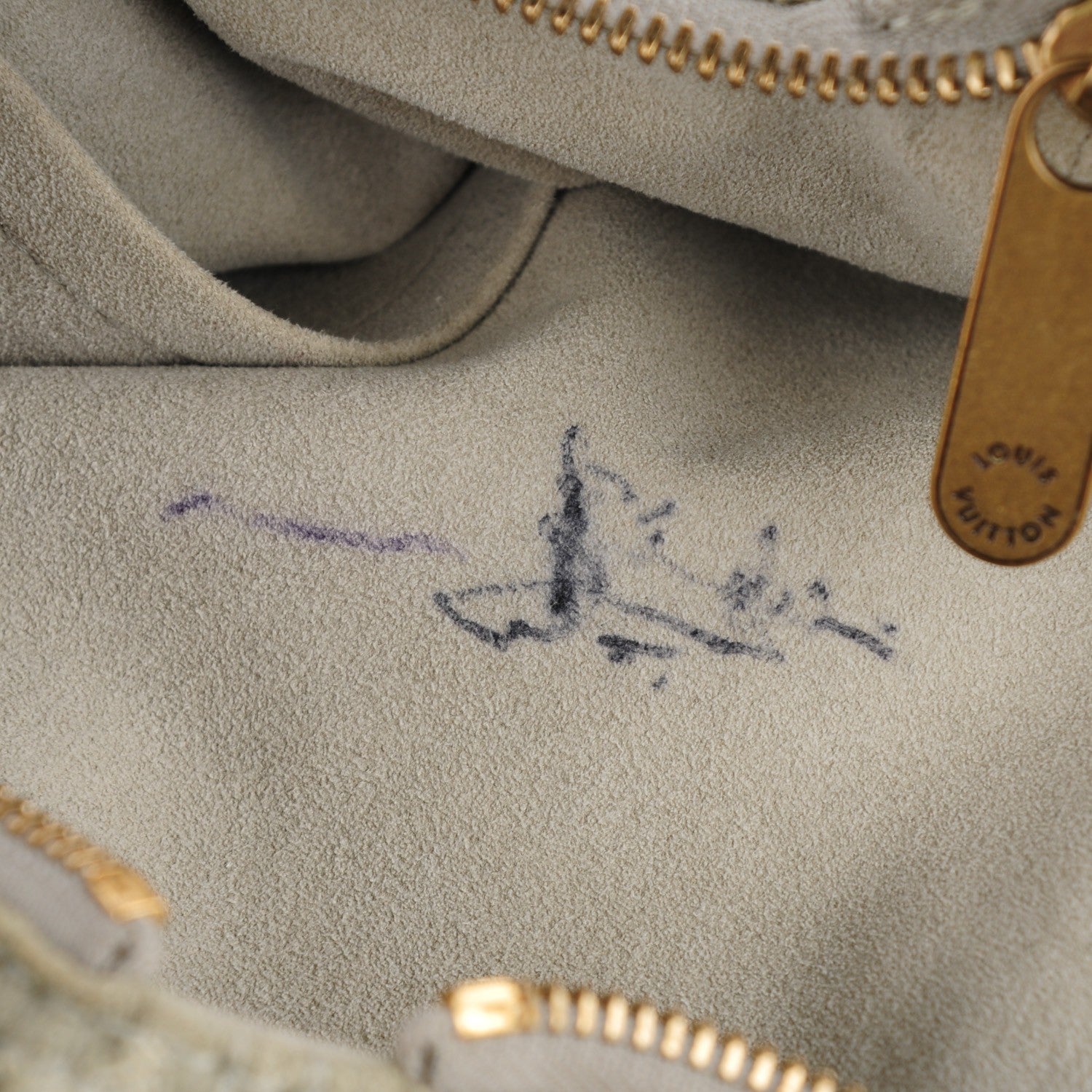 Louis Vuitton Monogram Denim Slightly Grey 6 of 8
