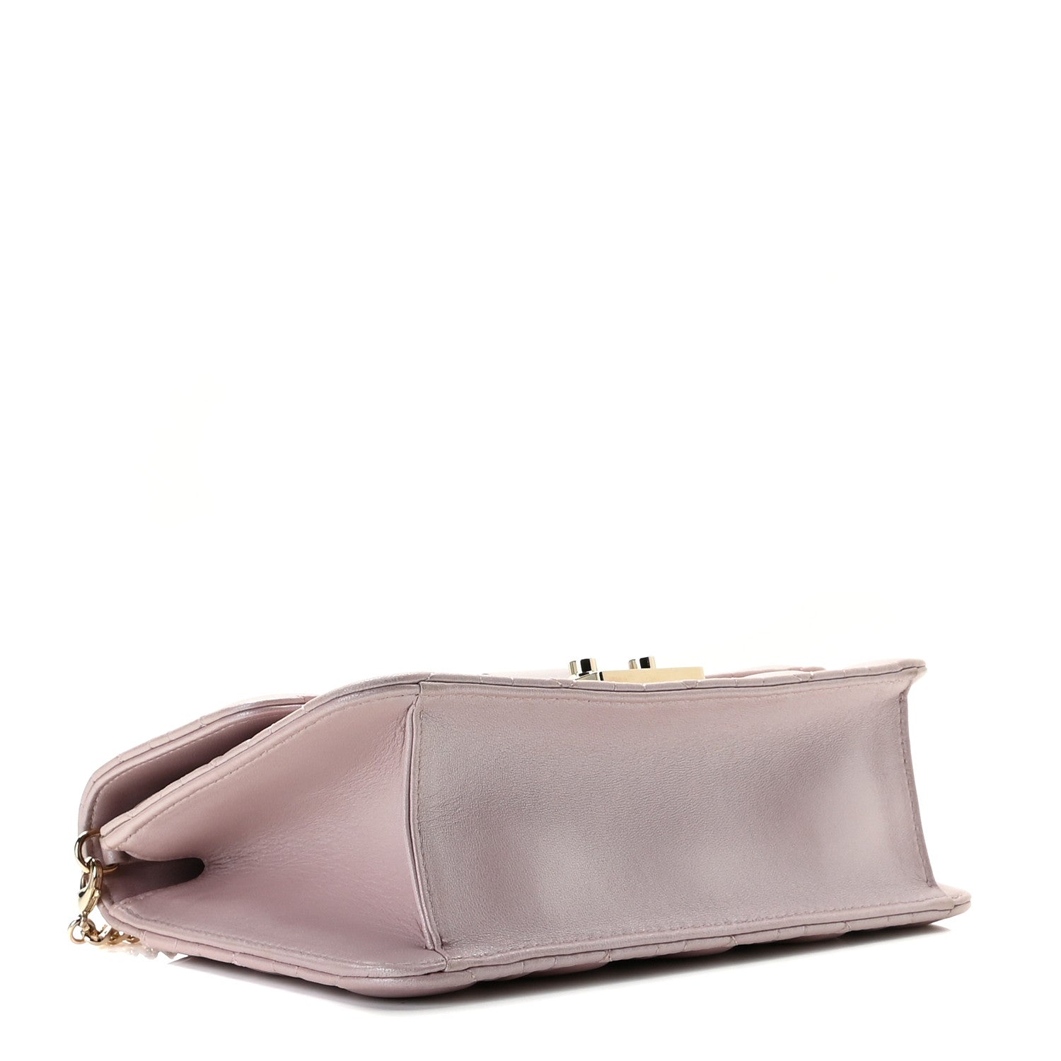 Christian Dior Pearly Lambskin Cannage Miss Dior Promenade Pouch Lotus 6 of 20
