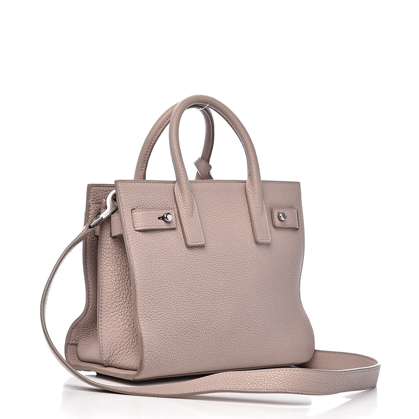 Grained Calfskin Nano Sac De Jour Souple Nude