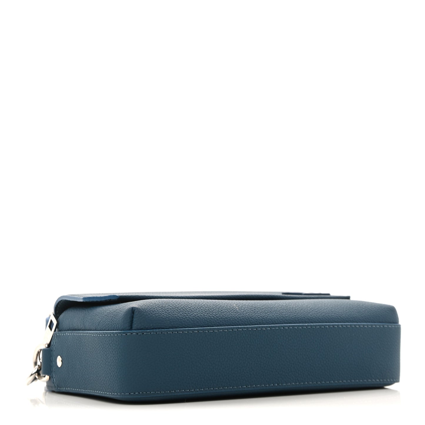 Calfskin Aerogram Fastline Messenger Bleu Atlantique