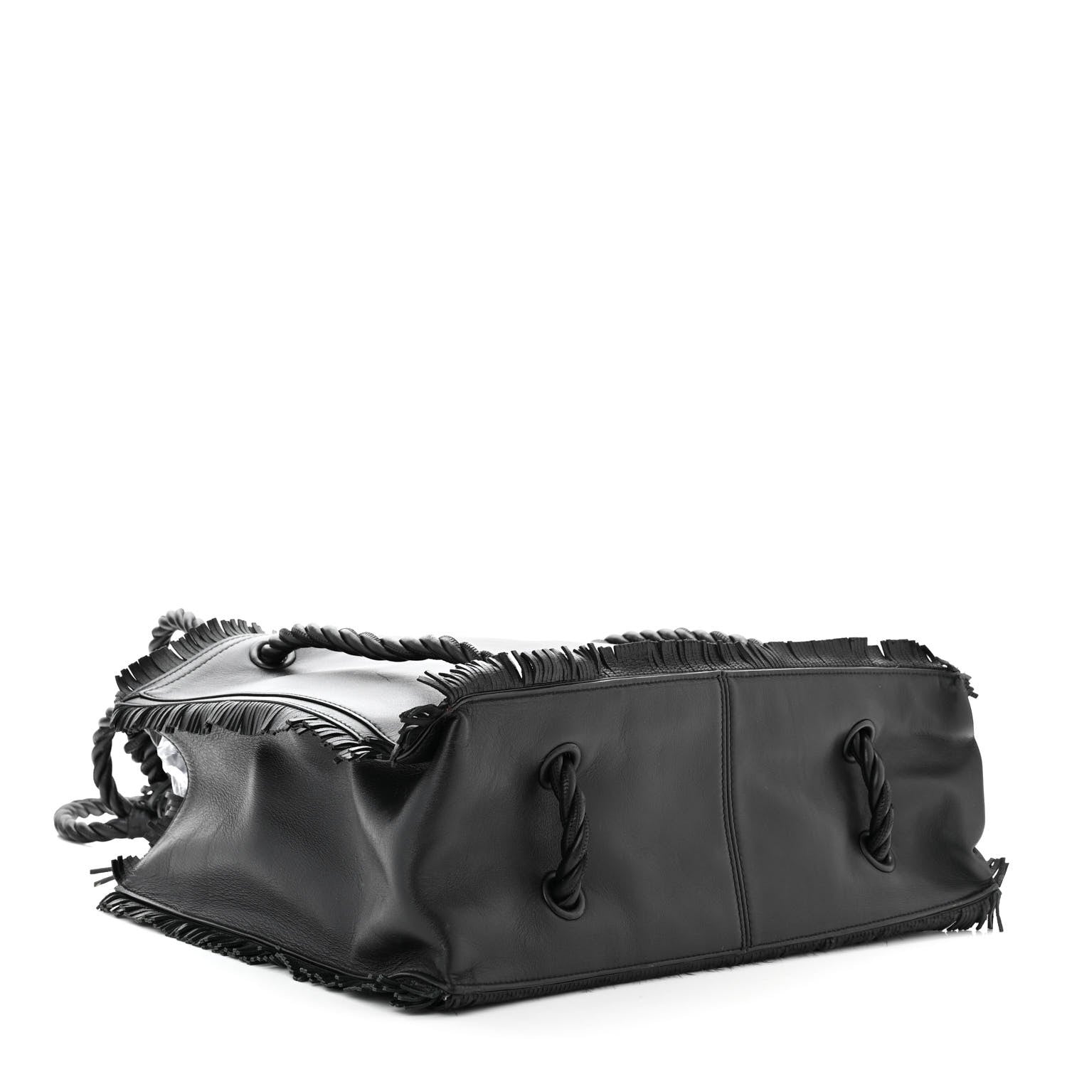 Valentino Garavani Calfskin The Rope Shopper Black 5 of 11