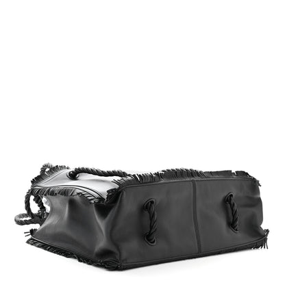 Valentino Garavani Calfskin The Rope Shopper Black 5 of 11