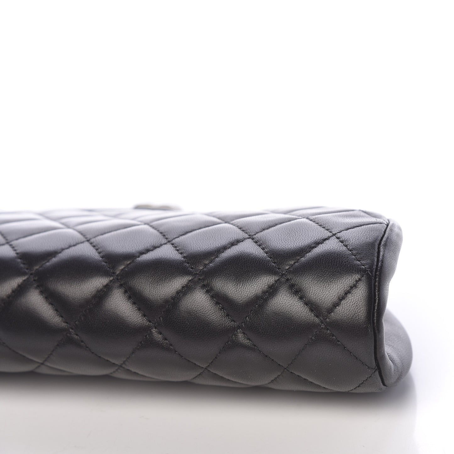 Lambskin Quilted Timeless Clutch Black