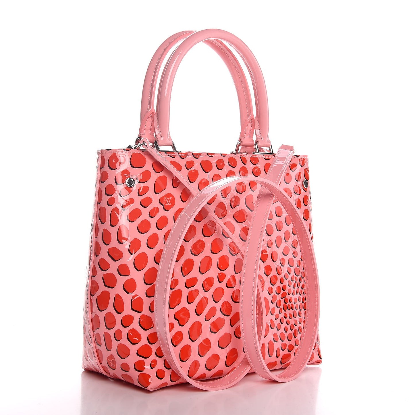 Vernis Jungle Dots Open Tote Sugar Pink Poppy
