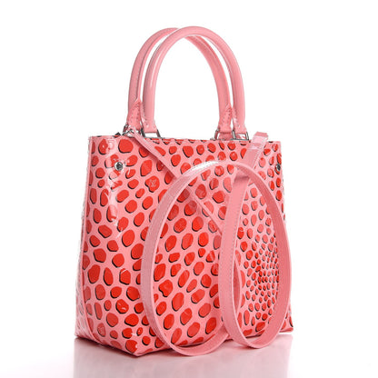 Louis Vuitton Vernis Jungle Dots Open Tote Sugar Pink Poppy 3 of 7