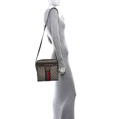 Gucci GG Supreme Monogram Web Small Ophidia Messenger Bag Brown 2 of 10