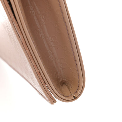 Gucci Patent Microguccissima Small Broadway Clutch Dark Cipria 15 of 17