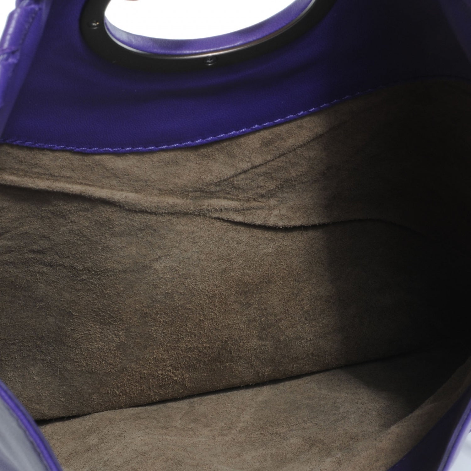 Bottega Veneta Nappa Intrecciato Turnlock Clutch Violet 5 of 8