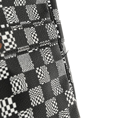 Louis Vuitton Damier Distorted Keepall Bandouliere 50 Black White 8 of 10