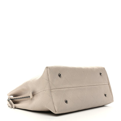 Chanel Grained Vegetal Calfskin Urban Shopping Tote Light Beige 3 of 14