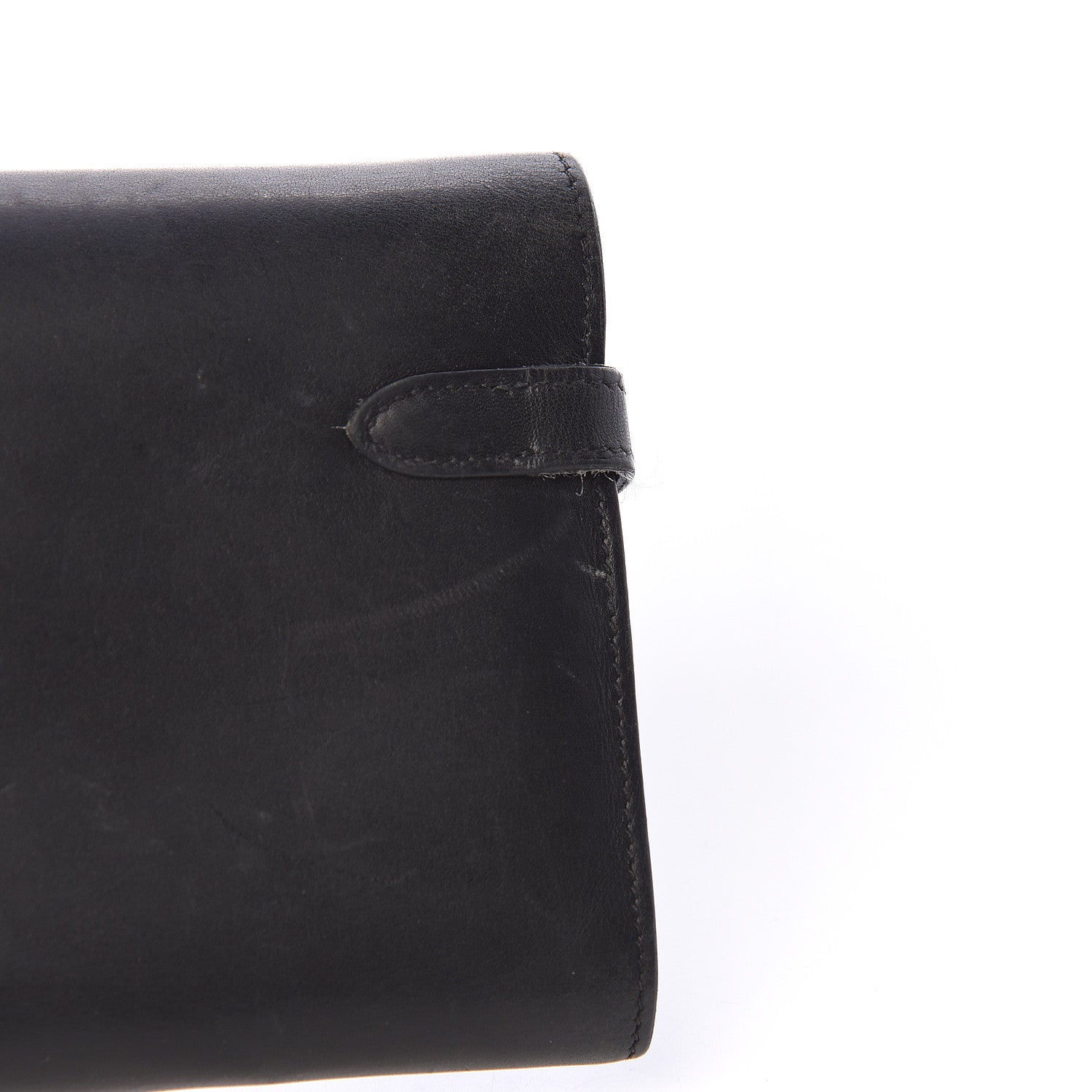 Hermes Box Kelly Longue Wallet Black 12 of 16