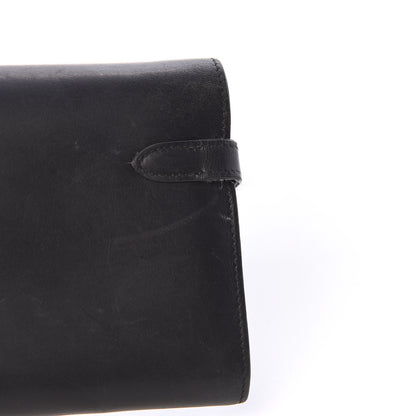 Hermes Box Kelly Longue Wallet Black 12 of 16