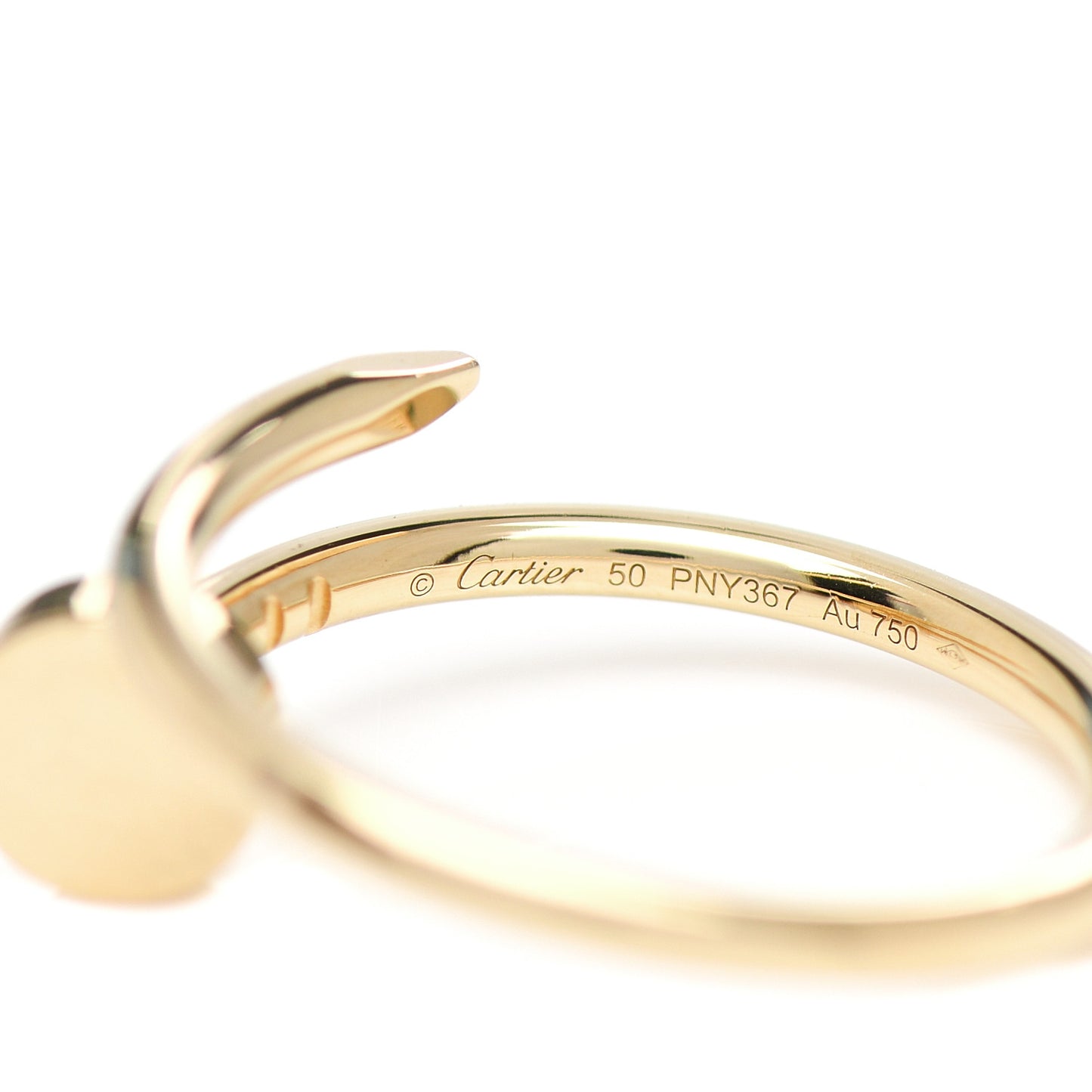 18K Yellow Gold Small Juste Un Clou Ring 50 5.25