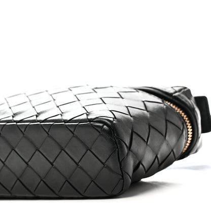 Bottega Veneta Calfskin Intrecciato Bang Bang Vanity Case Black 9 of 9