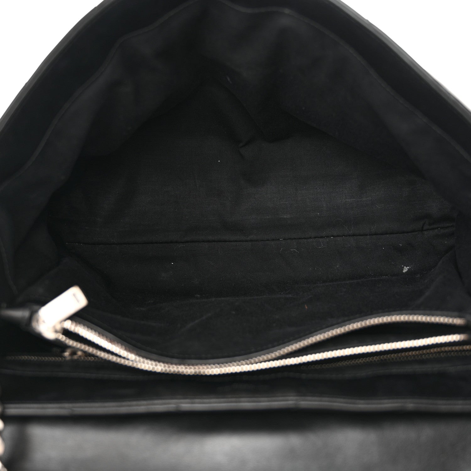 Saint Laurent Calfskin Y Quilted Monogram Large Loulou Chain Satchel Black 5 of 15