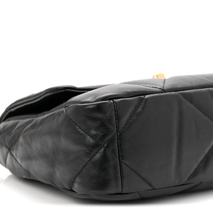 Chanel Goatskin Quilted Medium Chanel 19 Flap Black 9 of 10