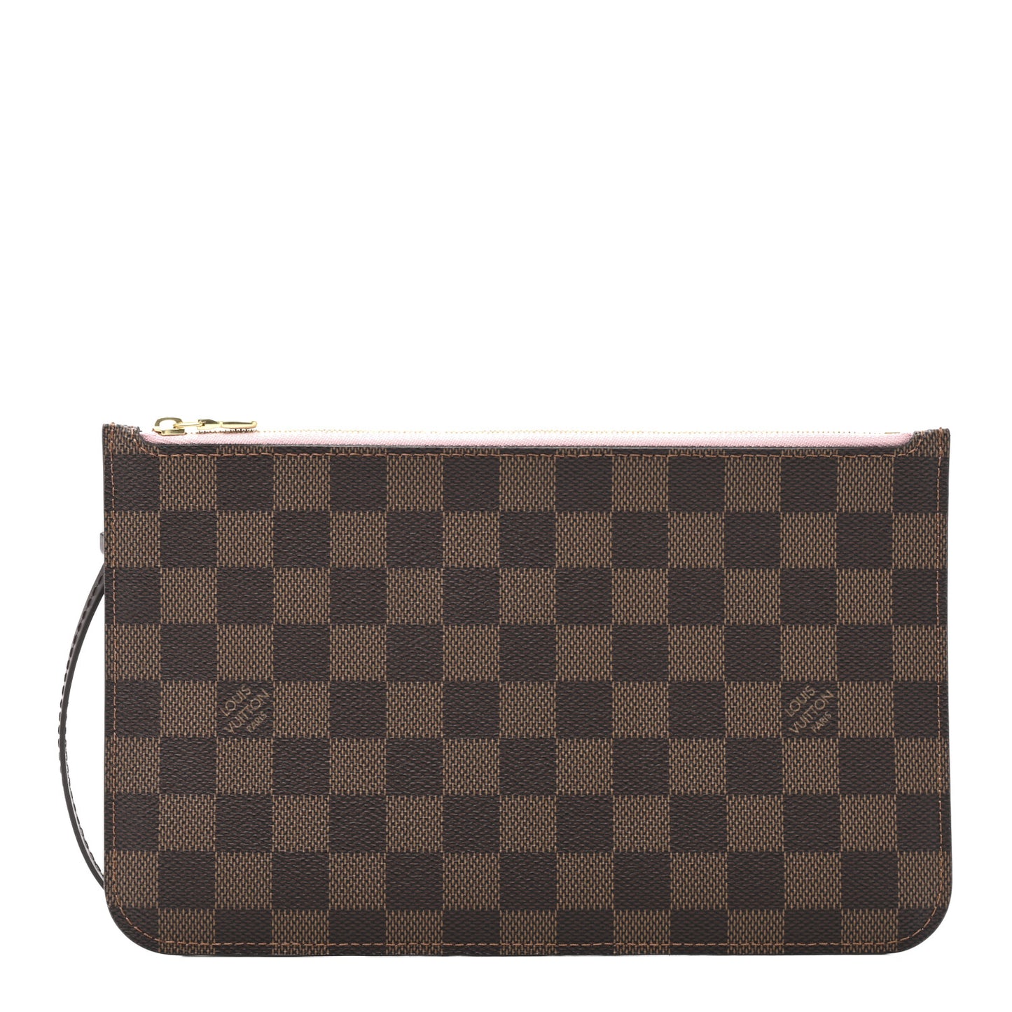 Damier Ebene Neverfull MM GM Pochette Rose Ballerine