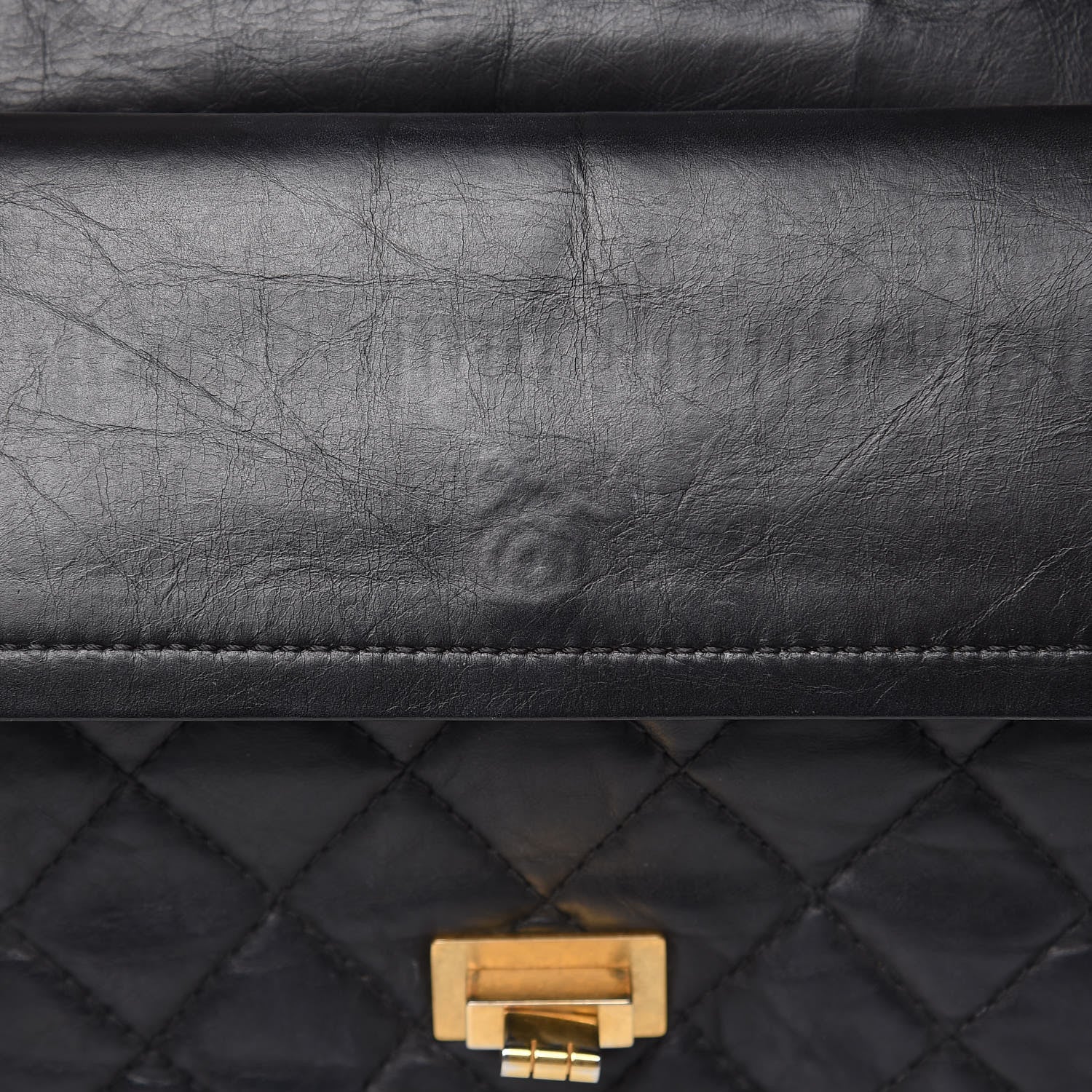 Chanel Aged Calfskin Quilted 2.55 Reissue 226 Flap Black 11 of 16