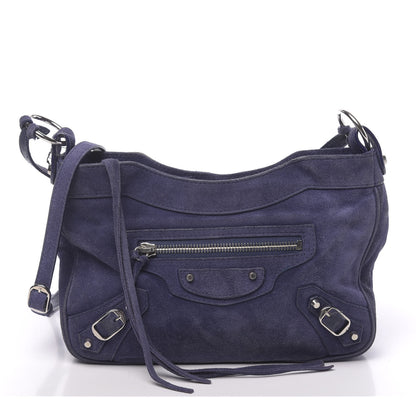 Balenciaga Baby Daim Suede Classic Hardware Hip Bleu Nuit 1 of 11