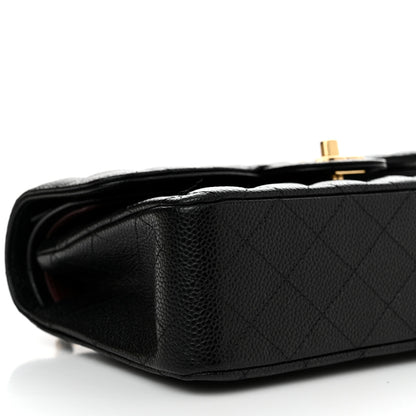 Chanel Caviar Quilted Small Double Flap Black 9 of 10