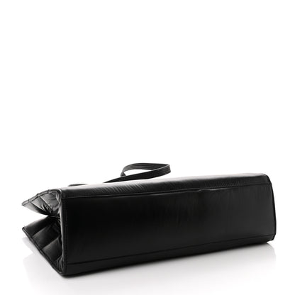 Telfar Nylon Medium Puff Shopping Bag Black 4 of 9