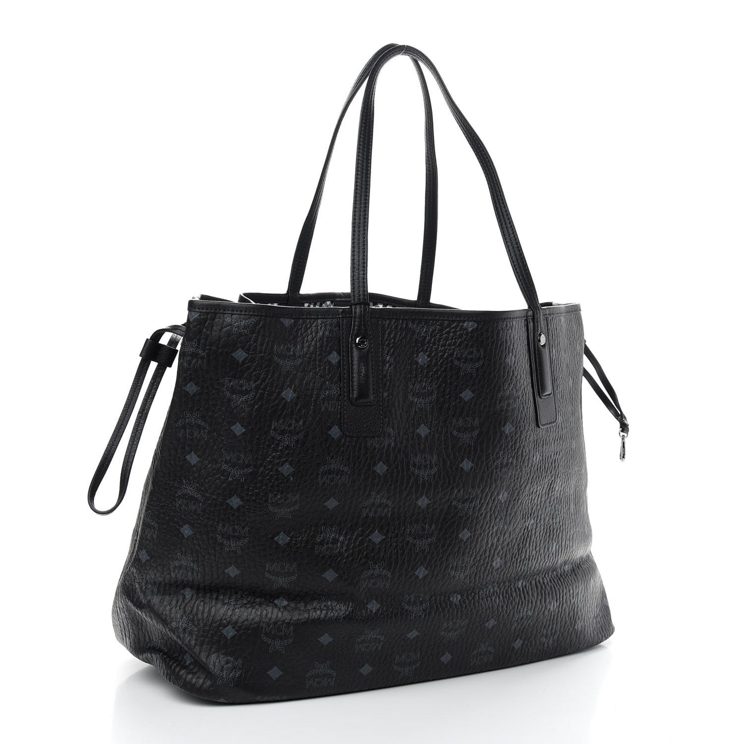 Visetos Large Liz Reversible Shopper Tote Black