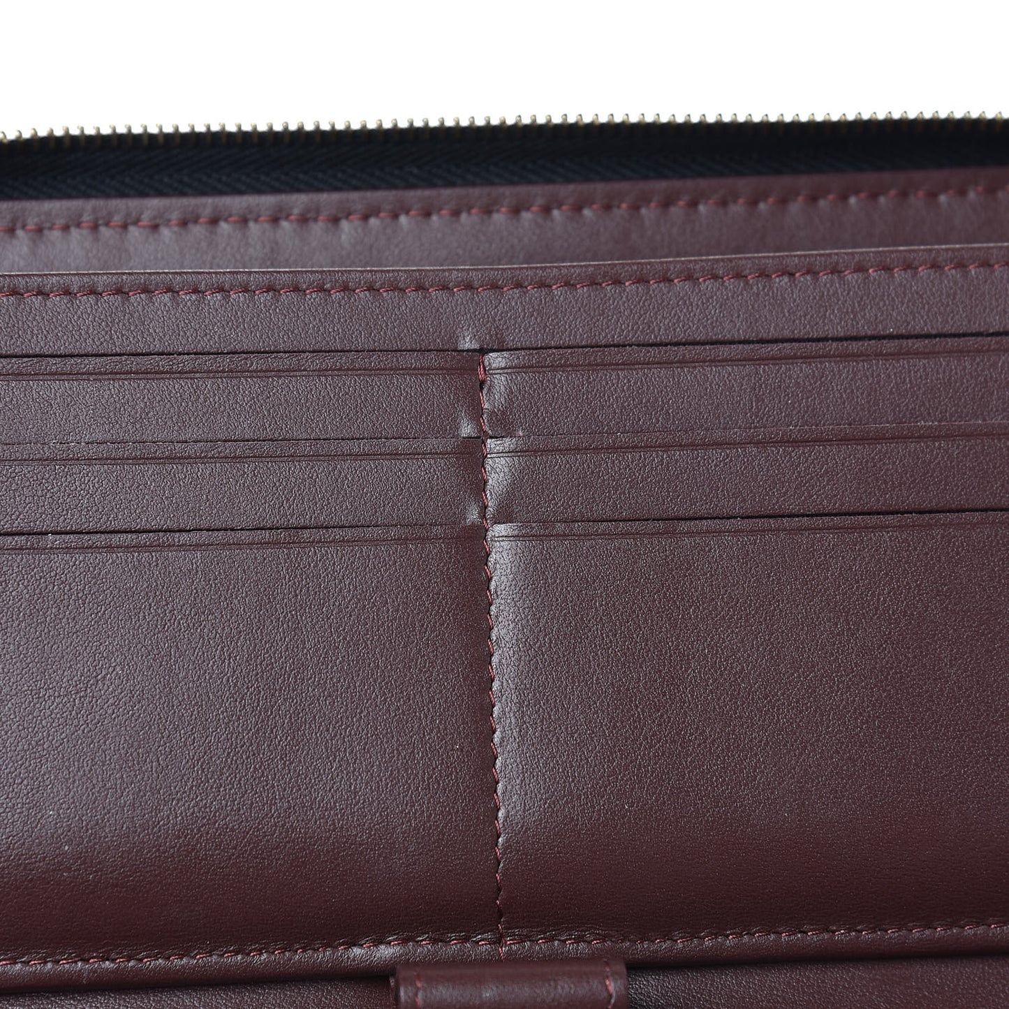 Caviar Quilted Large Zip Around Organizer Wallet Black