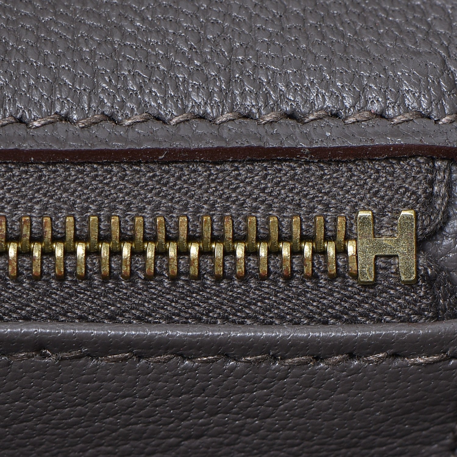 Hermes Taurillon Clemence Birkin 35 Etain 20 of 37