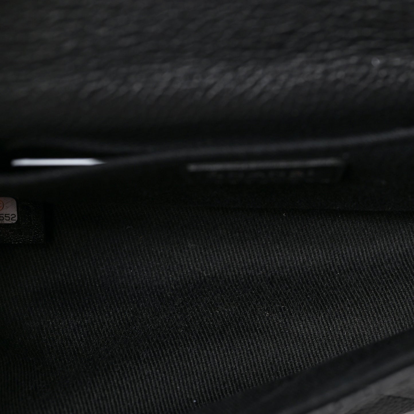 Grained Calfskin Quilted 2.55 Reissue Flap Belt Bag Clutch Black