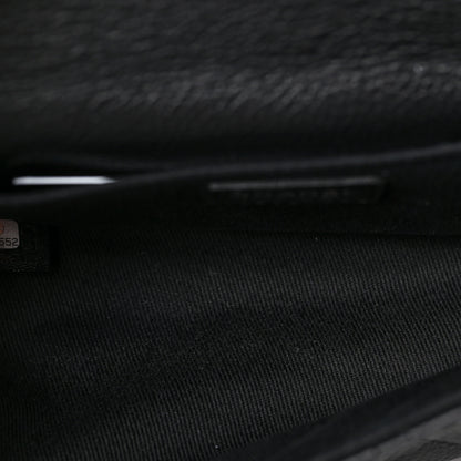 Chanel Grained Calfskin Quilted 2.55 Reissue Flap Belt Bag Clutch Black 5 of 8